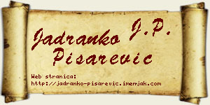 Jadranko Pisarević vizit kartica